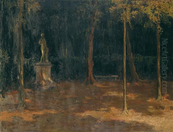 Jardin De Tuileries Oil Painting by Alexander Jamieson