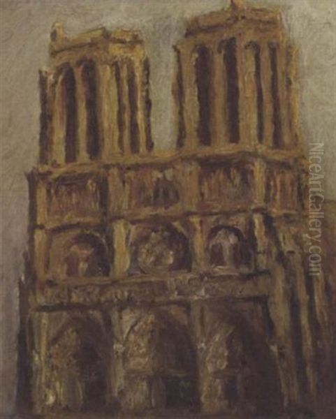 Notre Dame, Paris Oil Painting by Alexander Jamieson