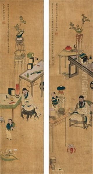 Legendary Scenes Oil Painting by  Jang SeungUp