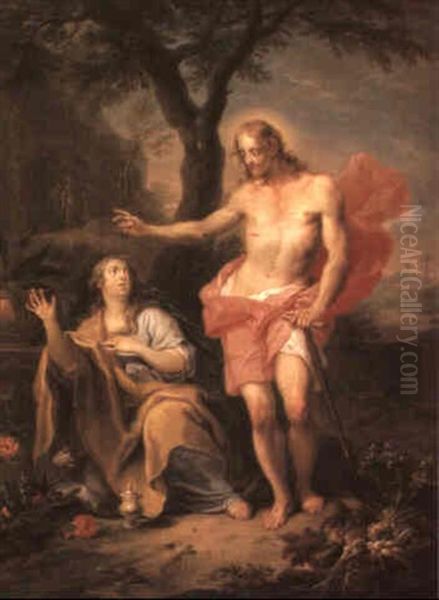 Noli Me Tangere Oil Painting by Frans Christoph Janneck
