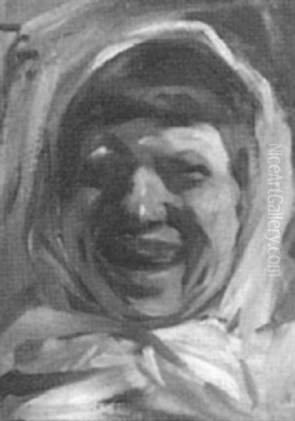 Lachende Alte Oil Painting by Gerhard Janssen