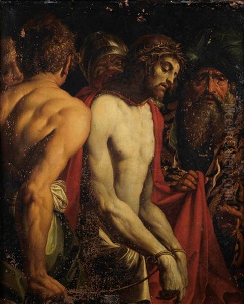 Ecce Homo Oil Painting by Abraham Janssens