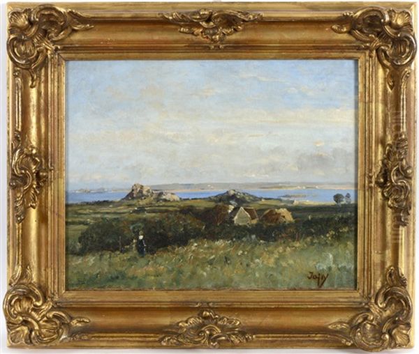 Paysage De Bord De Mer Oil Painting by Louis-Aime Japy