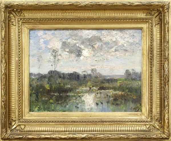 Paysage Du Doubs. Landschaft Bei Doubs Oil Painting by Louis-Aime Japy