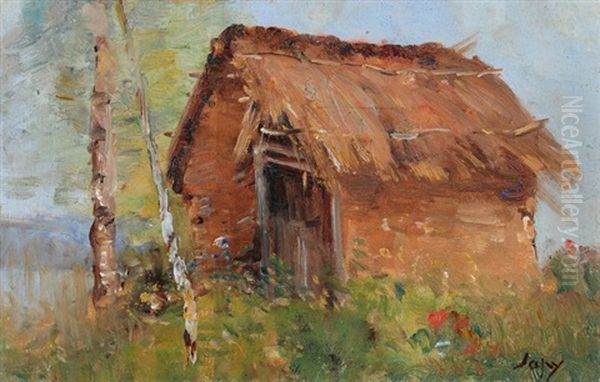 Fischerhutte Oil Painting by Louis-Aime Japy