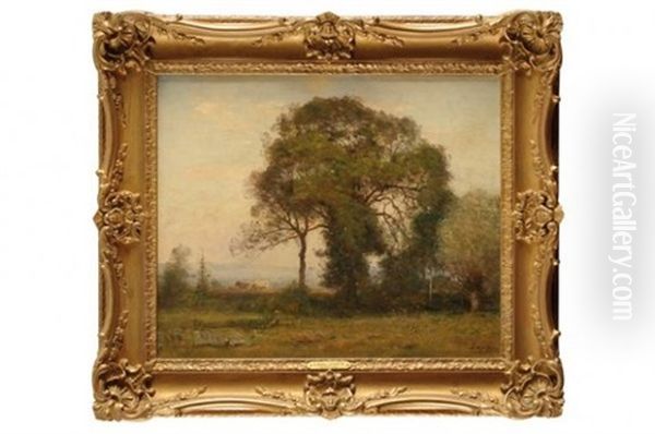 Paysage Du Doubs Oil Painting by Louis-Aime Japy