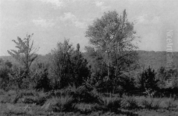 Paysage Oil Painting by Louis-Aime Japy