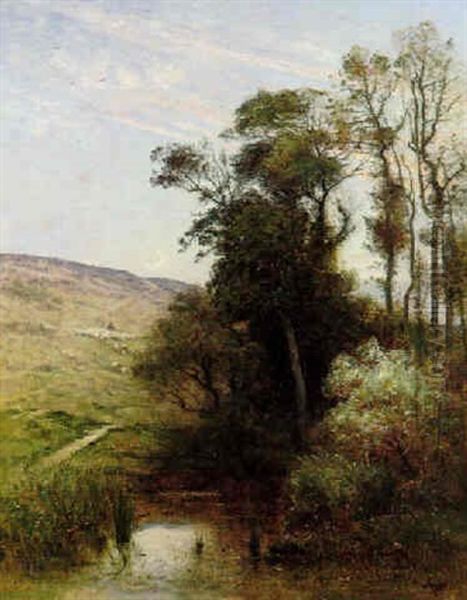 Le Retour Du Troupeau Oil Painting by Louis-Aime Japy