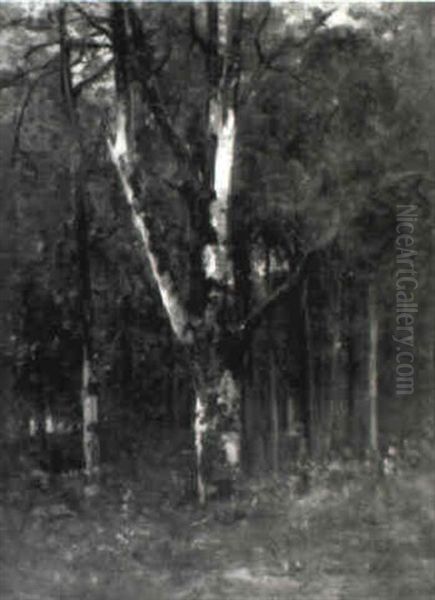 Waldlichtung Oil Painting by Louis-Aime Japy