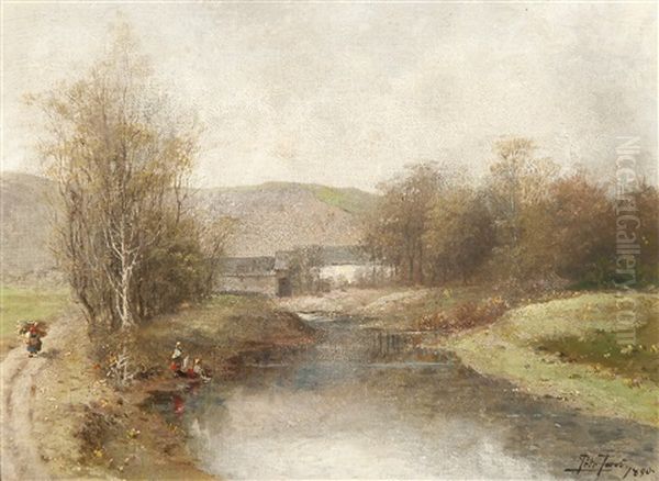 Spring Day Oil Painting by Petr Jaros