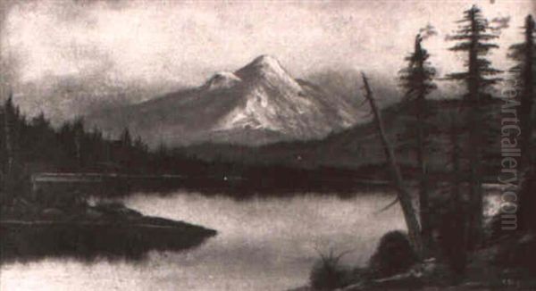 Mount Shasta Oil Painting by Charles William Jefferys