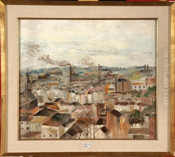 Genval, Les Toits Oil Painting by Marcel Jefferys