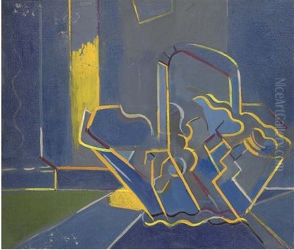 Basket Oil Painting by Humphrey Jennings