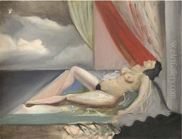 Odalisque (after Velazquez) Oil Painting by Humphrey Jennings