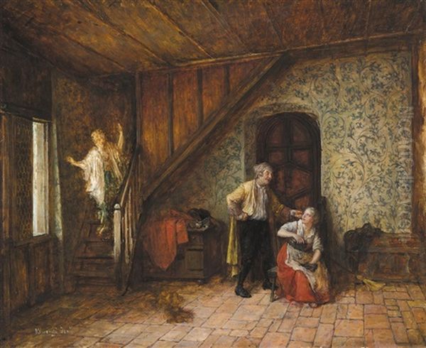 In Flagranti Oil Painting by Kemendy Jenoe