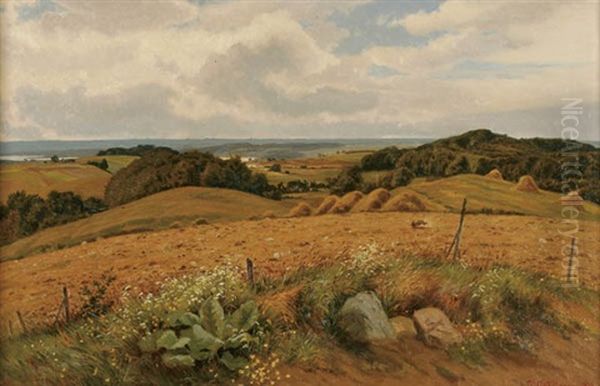 Expansive Landscape Oil Painting by Carl Milton Jensen