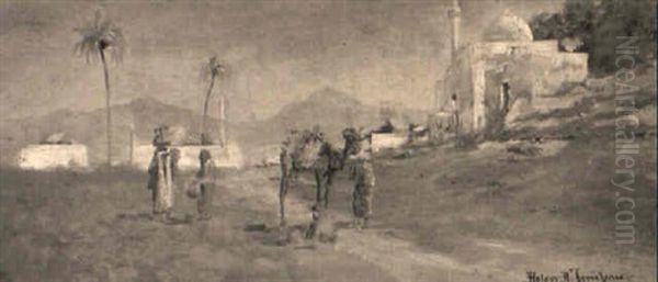 Fra Nordafrika Oil Painting by Holger Hvitfeldt Jerichau