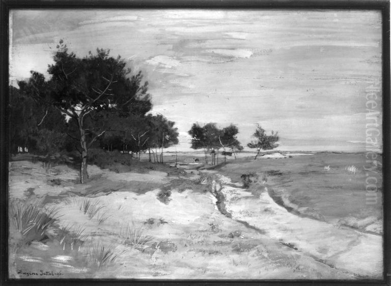 Dunenlandschaft Oil Painting by Eugen Jettel