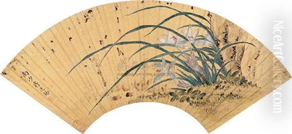 Flowers Oil Painting by Jiang Tingxi