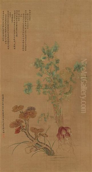 Vegetable Oil Painting by Jiang Tingxi