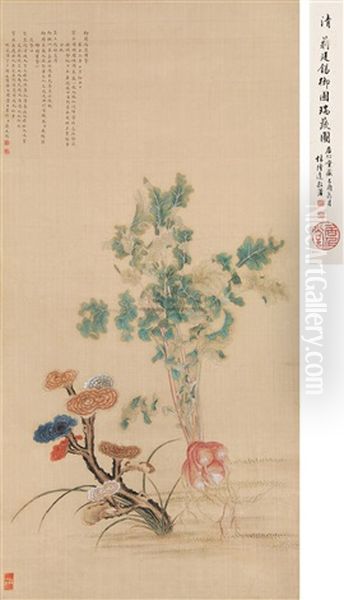 Vegetable Oil Painting by Jiang Tingxi