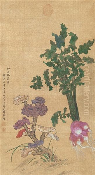 Untitled Oil Painting by Jiang Tingxi