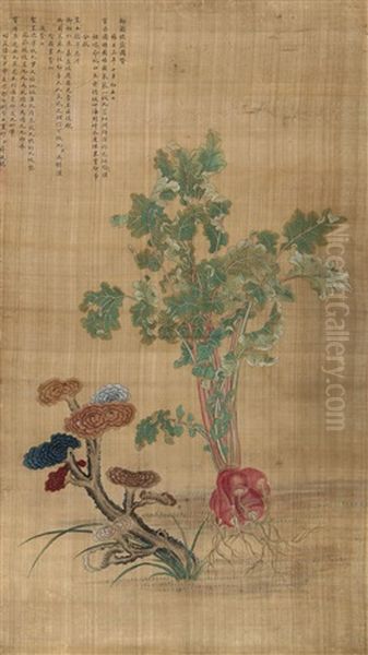 Vegetable Oil Painting by Jiang Tingxi