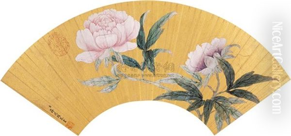 Flowers Oil Painting by Jiang Tingxi