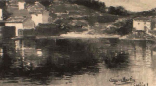 Paisaje De Galicia Oil Painting by Juan Jimenez Martin