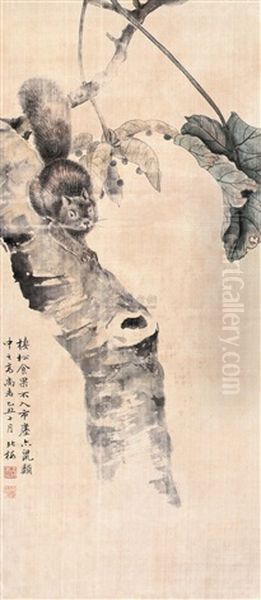 Flowers And Birds Oil Painting by Jin Cheng