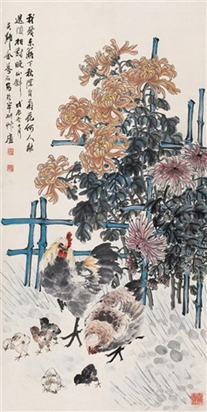 Untitled Oil Painting by  Jin Mengshi