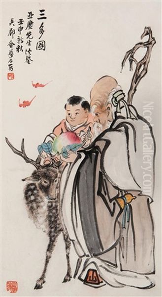 Fruits Oil Painting by  Jin Mengshi