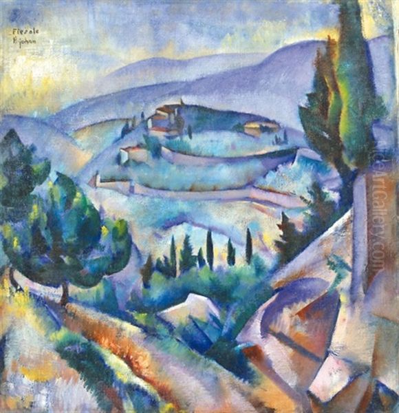 Fiesole Oil Painting by Hugo Johann