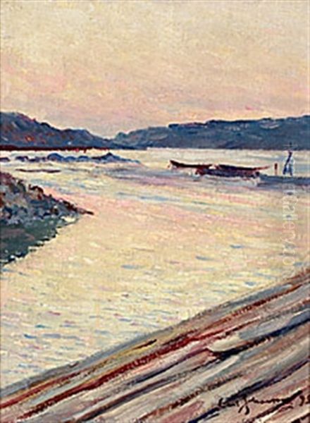 Gaso, Bohuslan Oil Painting by Carl (August) Johansson