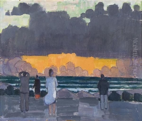 Tylosand Oil Painting by Johan Albin Johansson