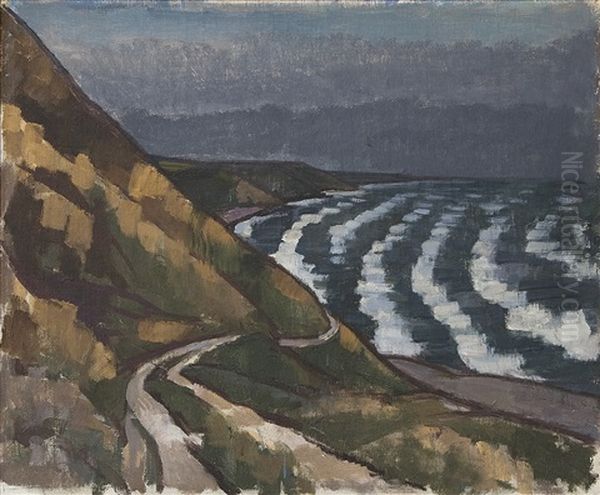 Kaseberga, Sydostra Skane Oil Painting by Johan Albin Johansson