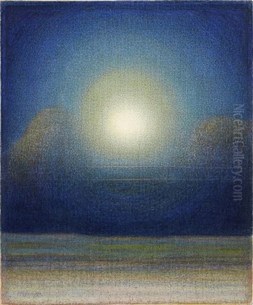 Nattsken Oil Painting by Stefan Johansson