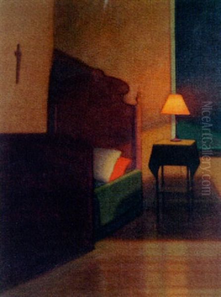 Interior Oil Painting by Stefan Johansson