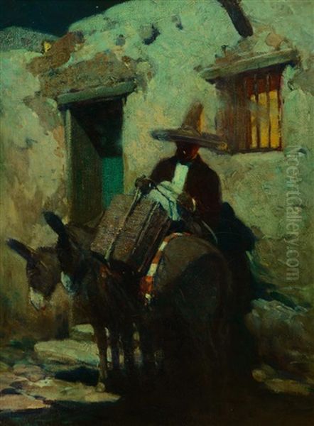 The Moonlight Return Oil Painting by Frank Johnson