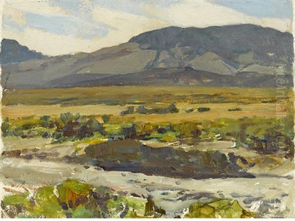 Desert Study Oil Painting by Frank Johnson