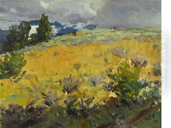 North Fork Study Oil Painting by Frank Johnson