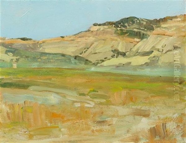 Wyoming Landscape Oil Painting by Frank Johnson