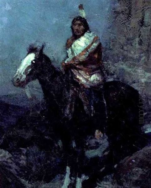 Big Eagle Oil Painting by Frank Johnson