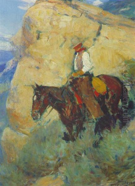 Morning Ride Oil Painting by Frank Johnson
