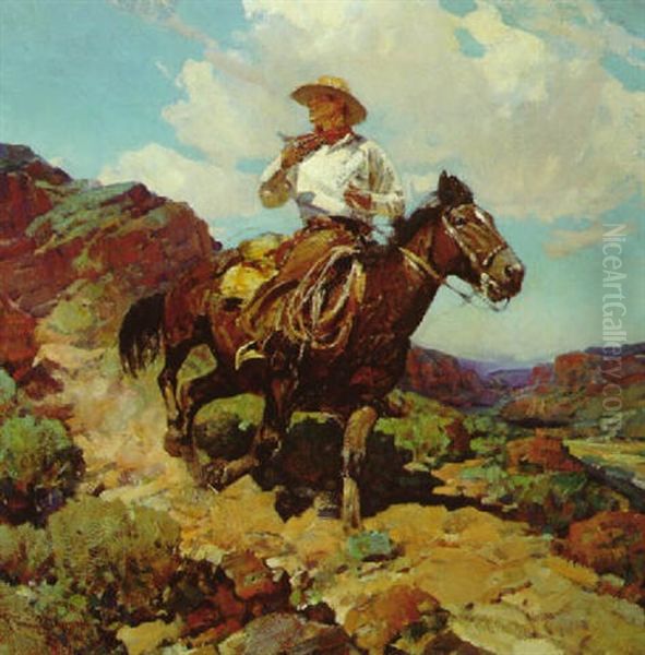The Getaway Oil Painting by Frank Johnson