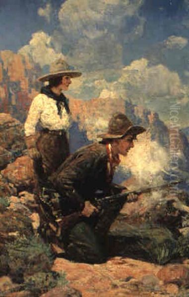 The Ambush Oil Painting by Frank Johnson
