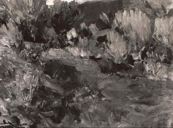 In Catclaw Country Oil Painting by Frank Johnson