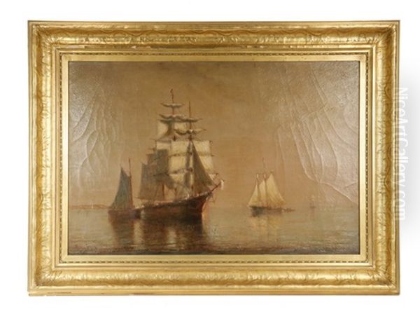 Becalmed Oil Painting by Johnson, Marshall