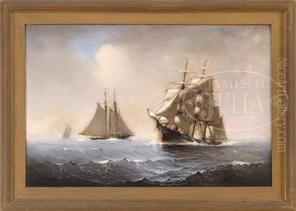 Passing Ships Oil Painting by Johnson, Marshall