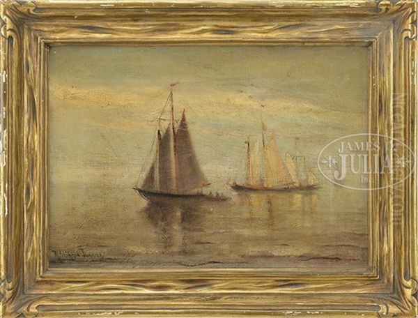 Marine Scene Oil Painting by Johnson, Marshall
